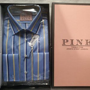Thomas Pink Men's 16.5 Slim Fit Long Sleeve Shirt